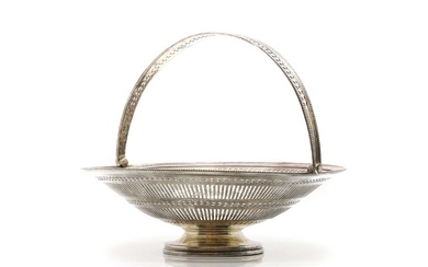 A silver basket