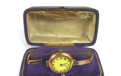 A vintage Rolex lady's 9ct gold cocktail watch, with Roman n...