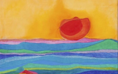 ALBERT ALCALAY, (American, 1917-2008), Floating Sun