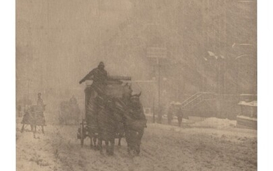 ALFRED STIEGLITZ (1864–1946), Winter - Fifth Avenue, 1893