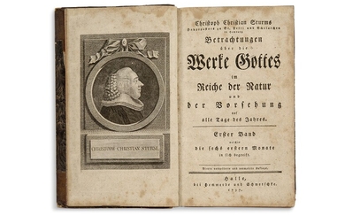 [ALLEMAGNE]. [THÉOLOGIE]. STURM Christoph Christian (1740 - 1786)