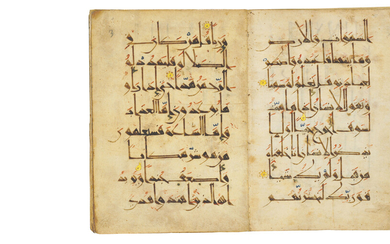 AN 'EASTERN' KUFIC QUR'AN SECTION, IRAN, 11TH/EARLY 12TH CENTURY