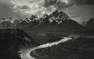 ANSEL ADAMS - The Tetons and the Snake River