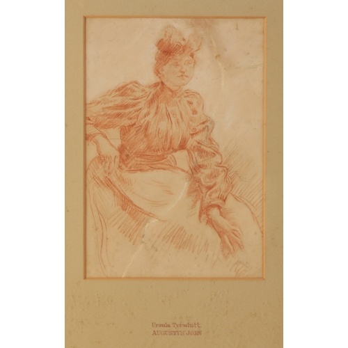 *AUGUSTUS JOHN (1878-1961) A portrait of Ursula Tyrwhitt thr...