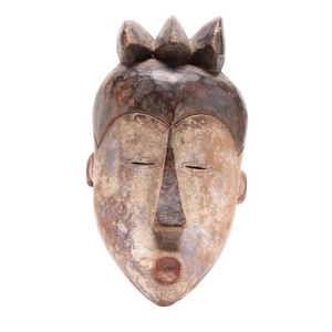 African Style Carved Wood Mask