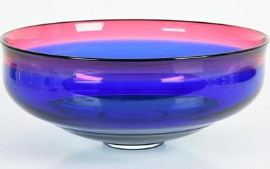 Alex Brand (20th Century) Art Glass Bowl