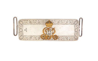 An Officer's Silver- And Ormolu-Mounted Flap Pouch To The 6th (Inniskilling) Dragoons, Birmingham Silver Hallmarks For 1911, Maker's Mark J. & Co.