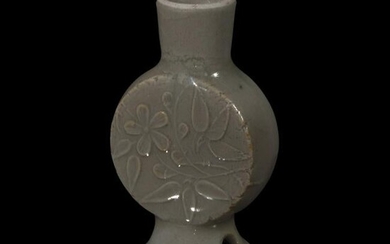 An Unusual Chinese celadon-glazed miniature molded