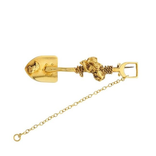 An early 20th century 18ct gold digger b