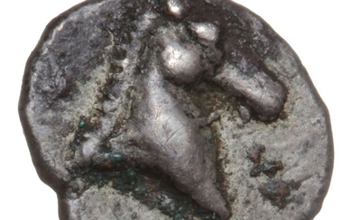 Ancient Greece, Calabria, Tarentum, c. 325–280 BC, Three-quarter Obol, cf. Vlasto 1722, HN Italy 981