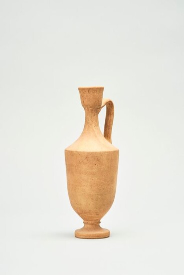 Ancient Greek Ceramic RARE UNPAINTED LEKYTHOS - 16.5 cm - (1)
