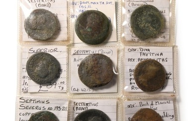 Ancient Roman Imperial Coins - AE Sestertius Group [9]