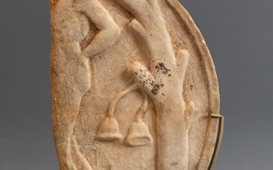 Ancient Roman Marble Oscillum Fragment. 1st - 2nd century AD. Height 38 cm.