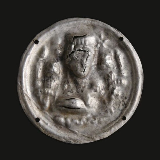Ancient Roman Silver Isis / Fortuna applique