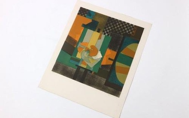 Andre Minaux Original Lithograph 1968 Signed & numbered