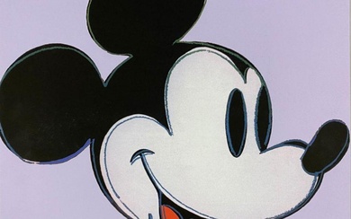 Andy Warhol (after) - Mickey Mouse (Violet)
