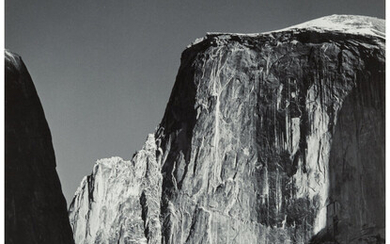 Ansel Adams (1902-1984), Half Dome and Moon, Yosemite National Park, California (1960)