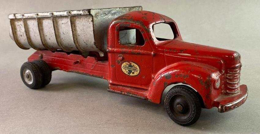 Arcade Antique Cast Iron International Dump Truck