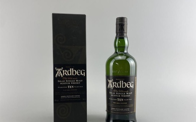 Ardbeg 10YO Islay Single Malt Scotch Whisky - 46% ABV,...