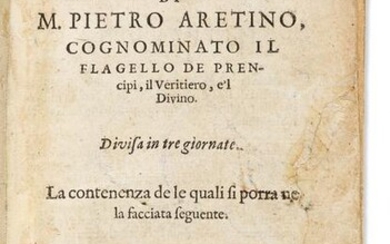 Aretino, Pietro (1492-1556) La Prima [-Seconda] Parte