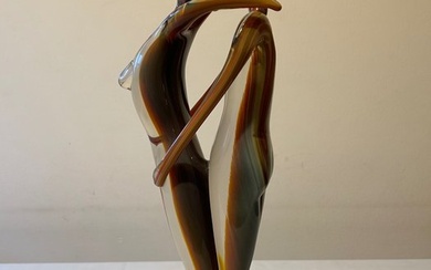 Ars Murano - 54 cm - Sculpture, Lovers - 54 cm - Glass