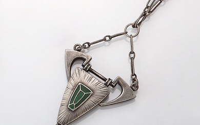 Art Nouveau necklace, german approx. 1904 ,...