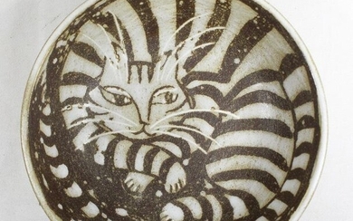 Artist Signed Studio Art Pottery Bowl