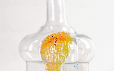 Artist glass Bertil Vallien (1938-2018), Vase with four bulges, design for Kosta Boda.