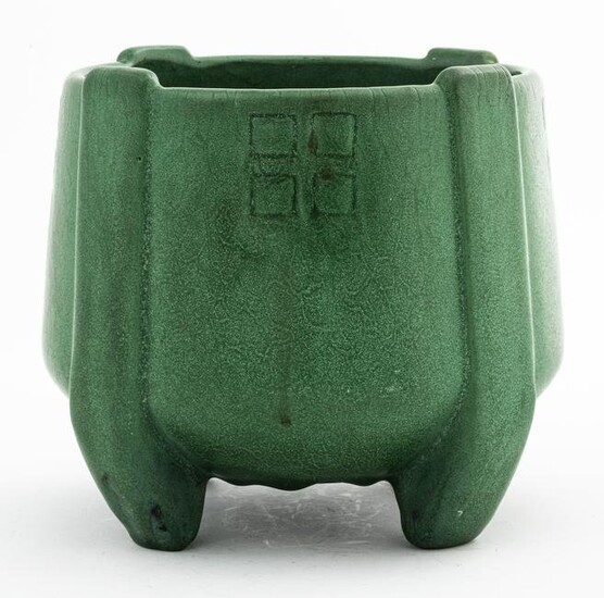 Arts & Crafts Weller Pottery Attr Green Jardiniere