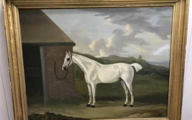 Atlas Antique English Equestrian Horse Portrait