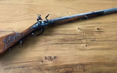 Austria - 18th century - Suhler Henne - Flintlock - Rifle - 13 mm