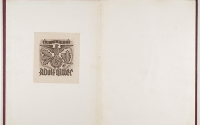 BOOK FROM THE LIBRARY OF ADOLF HITLER