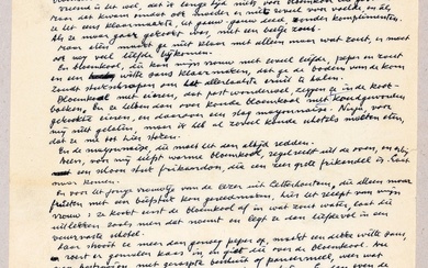 BOON, Louis Paul "Bloemkool". Zaterdag [26 september 1970] Handschrift, 4to: 1 p. "Je zit op...