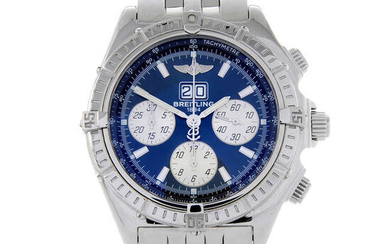 BREITLING - a stainless steel Windrider Crosswind Special chronograph bracelet watch, 43mm.