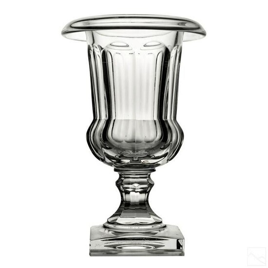 Baccarat Crystal Neoclassical Jardiniere Urn Vase