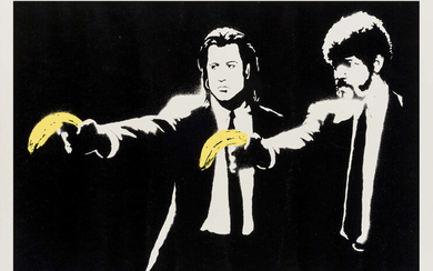 Banksy (b.1974) Pulp Fiction