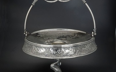Basket (1) - Victorian - Silverplate