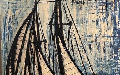 Bernard Buffet (1928-1999) - Print, The Yacht, plate signed