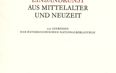 [Bindings]. Mazal, O. Europäische Einbandkunst aus Mittelalter und Neuzeit. 270...