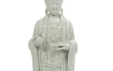 Blanc de Chine Figure of Guanyin
