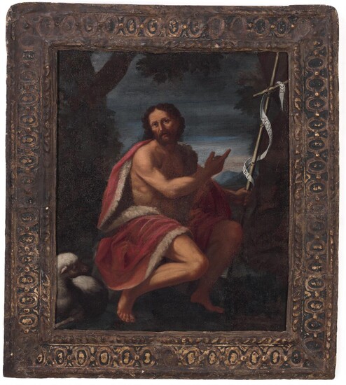 NOT SOLD. Bolognese school, late 16th century: "Ecce Agnus Dei". Unsigned. Oil on canvas laid on board. 81 x 65 cm. Period frame. – Bruun Rasmussen Auctioneers of Fine Art