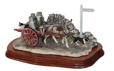 * Border Fine Arts 'Delivering the Milk' (Donkey Cart), model...