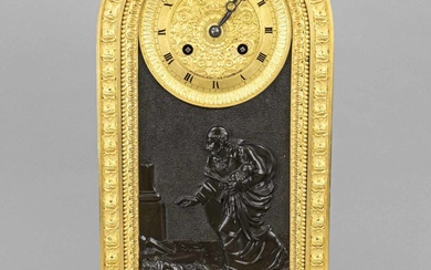 Borné pendulum, bronze and fire-gi
