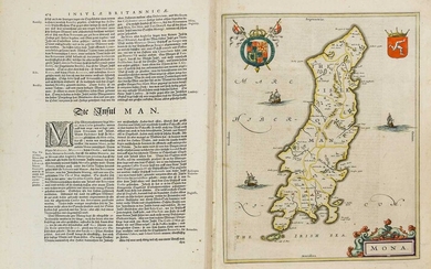 British Isles. Collection of 17 engraved maps, 17th-19th century