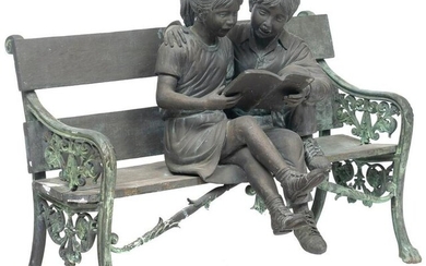 Bronze, Children on Bench