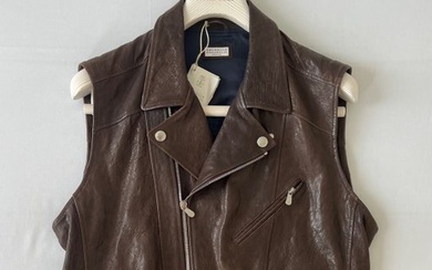 Brunello Cucinelli Leather jacket