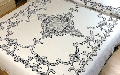 Burano bedspread 250 x 235 cm - Cotton, Linen - Second half 20th century