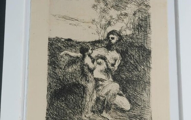 Camille Corot (1796 - 1875) Etching