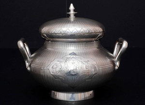 Candy Box - Large Sugar Bowl - .950 silver - Jean Francois Veyrat (active 1832-1840) - France - First half 19th century