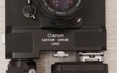 Canon F1 OLD + FD 50mm F1.4 + Motordrive unit
